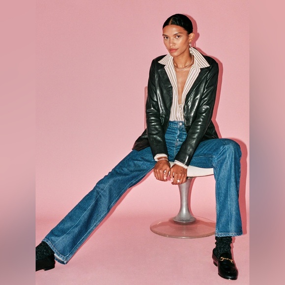 NWOT Veda Bowery Leather Blazer - Picture 3 of 6